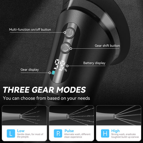 Irrigador Eléctrico para Lavado de Oídos